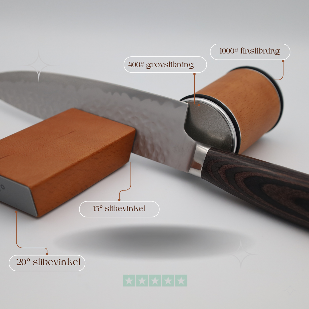 Præcisions knivsliber – Magnetisk støtte