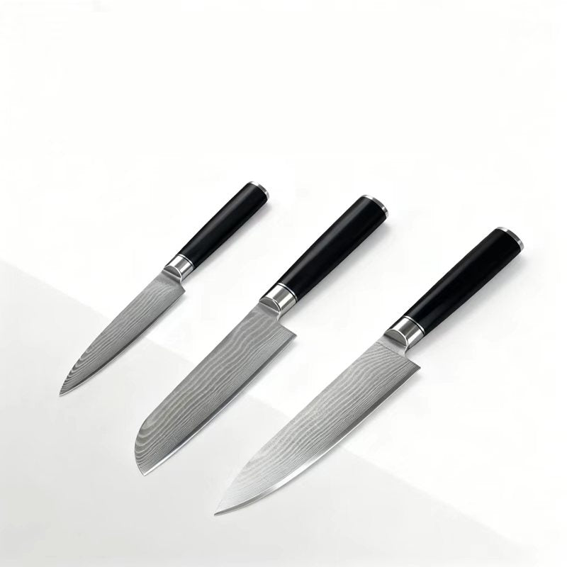 Damaskus knivsæt 3 knive