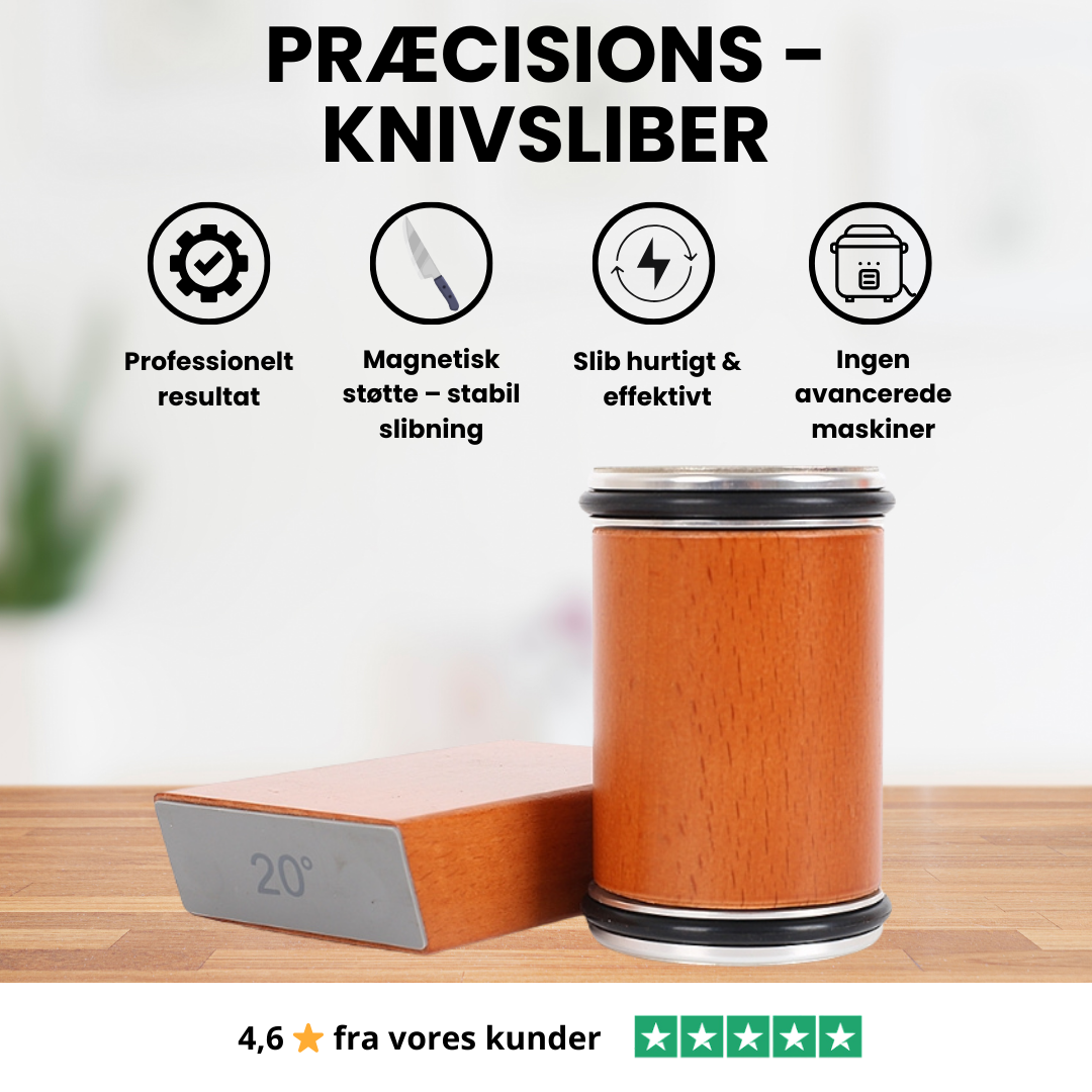 Præcisions knivsliber – Magnetisk støtte